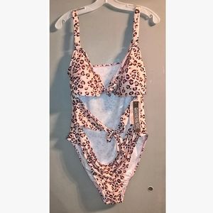 Final Price Plus Size One Piece Swimsuit
